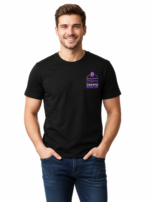 Black DryFit Tshirt Crypto Burger