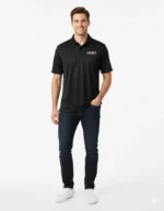 Men Black Polo DryFit Layne’s