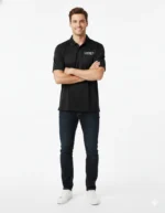 Men Black Polo DryFit Layne’s - Image 2