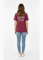 Burgandy Cotton Tshirt Layne’s - Image 3