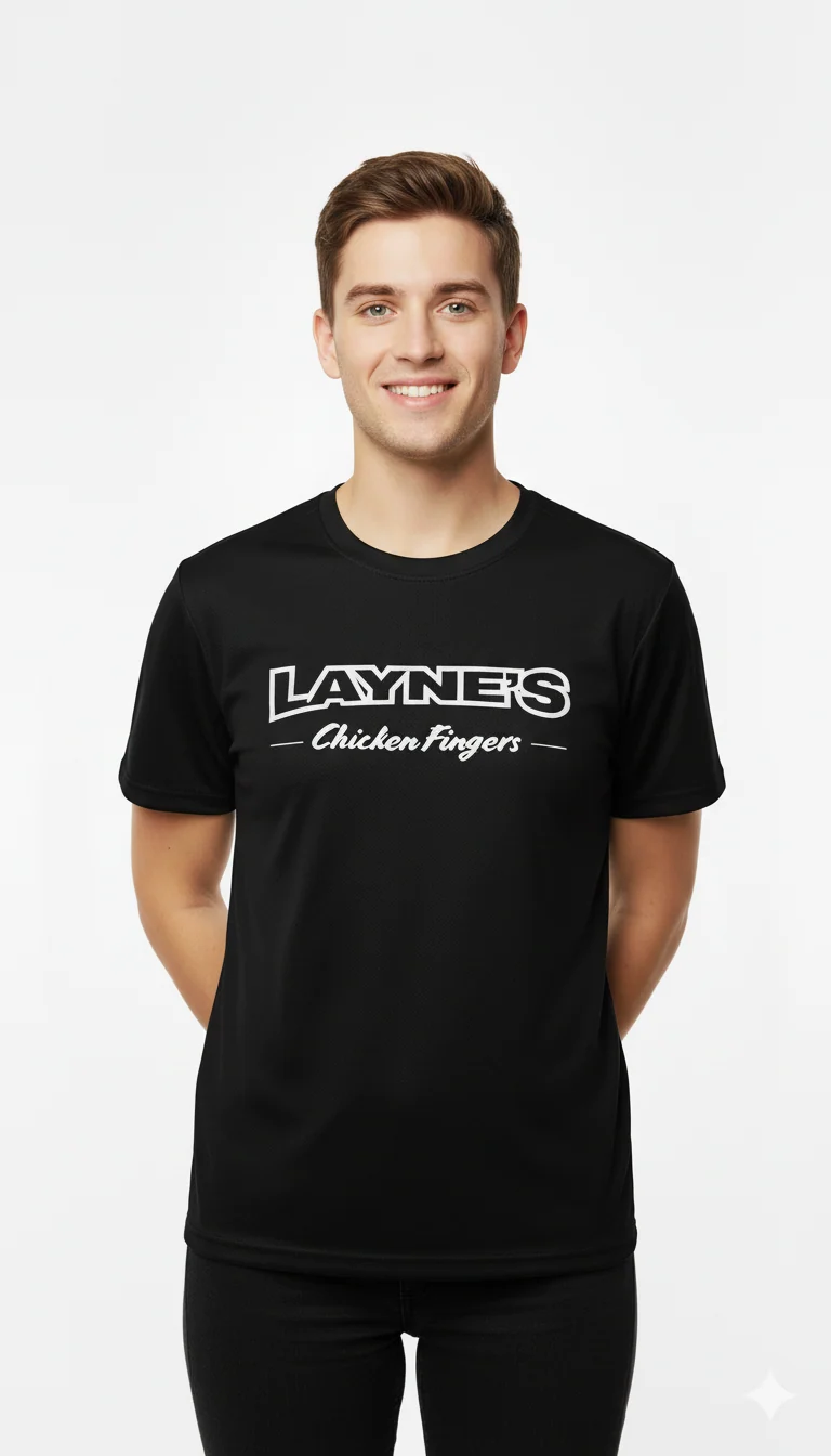 Generated-Image_October_30_2025_-_12_48AM Black DryFit Tshirt Layne’s - Image 1