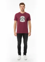 Layne’s Burgandy Cotton Tshirt