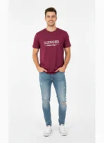 Burgandy Cotton Tshirt Layne’s